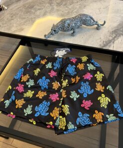 High-fashion Colorful Logo Short
