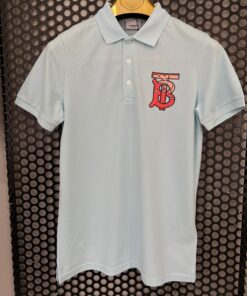 Luxury Fashion TB Mint Blue Polo T-shirt