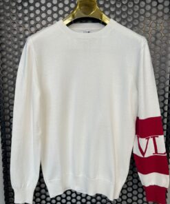 VLT Stripe-detail Wool Jumper