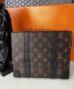 Louis Vuitton Leather Messenger Bag