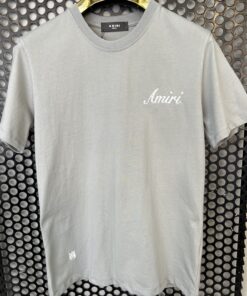 Amiri Fashion Gray T-shirt