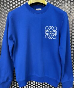 Loewe Fashion Blue Logo Sweat