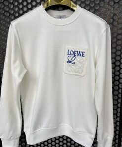 Loewe Fashion White Sweatshirt