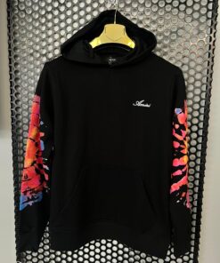 Amiri Modern Fashion Tie-Dye Logo Hoodie