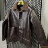 Louis Vuitton Fashion Leather Brown Jacket