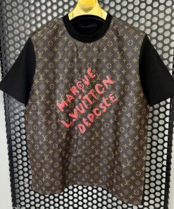 Louis Vuitton Brown Fashion Monogram Tshirt