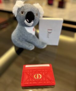 CD Leather Red Cardholder