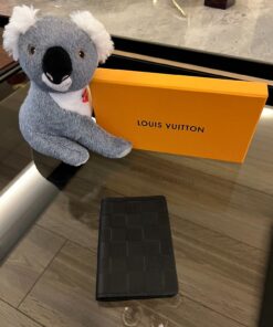 LV Black Leather Cardholder
