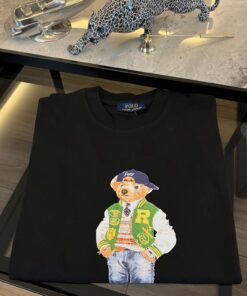 Polo Ralph Lauren Fashion Teddy Black Tshirt
