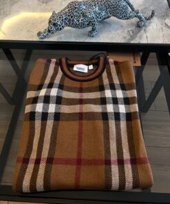 Classic Fashion London Check Print Jumper