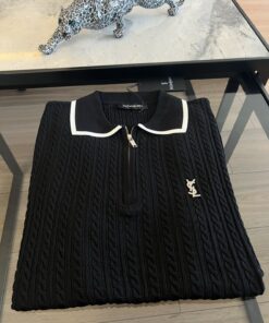 Elegant Fashion Black Polo Tshirt