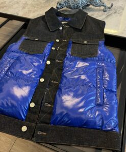 DSQ Blue Puffer Vest