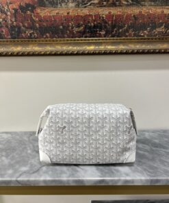 Goyard Bowling 25 White Toıletry Bag