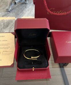 Cartier Gold Nail Bracelet No Diamond Full Set