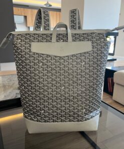 Luxury Alpin Canvas Gray Backpack