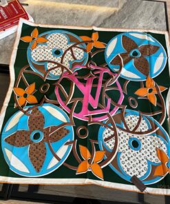 Bloom Monogram Silk Scarf