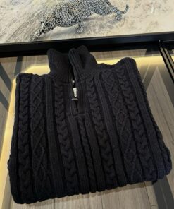 Alpine Cable Half-Zip Sweater