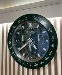 Rlx Daytona Green Dial Wall Clock