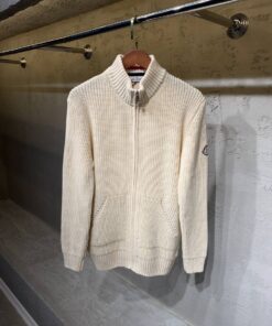 Moncler Zıp-Up Knit Cardigan