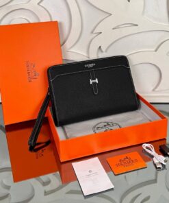 H-Paris %100 Leather - Fingerprint Lock Bag